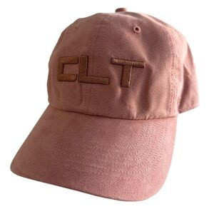 47 Brand Light Pink Cap with “CLT” Embroidered Design